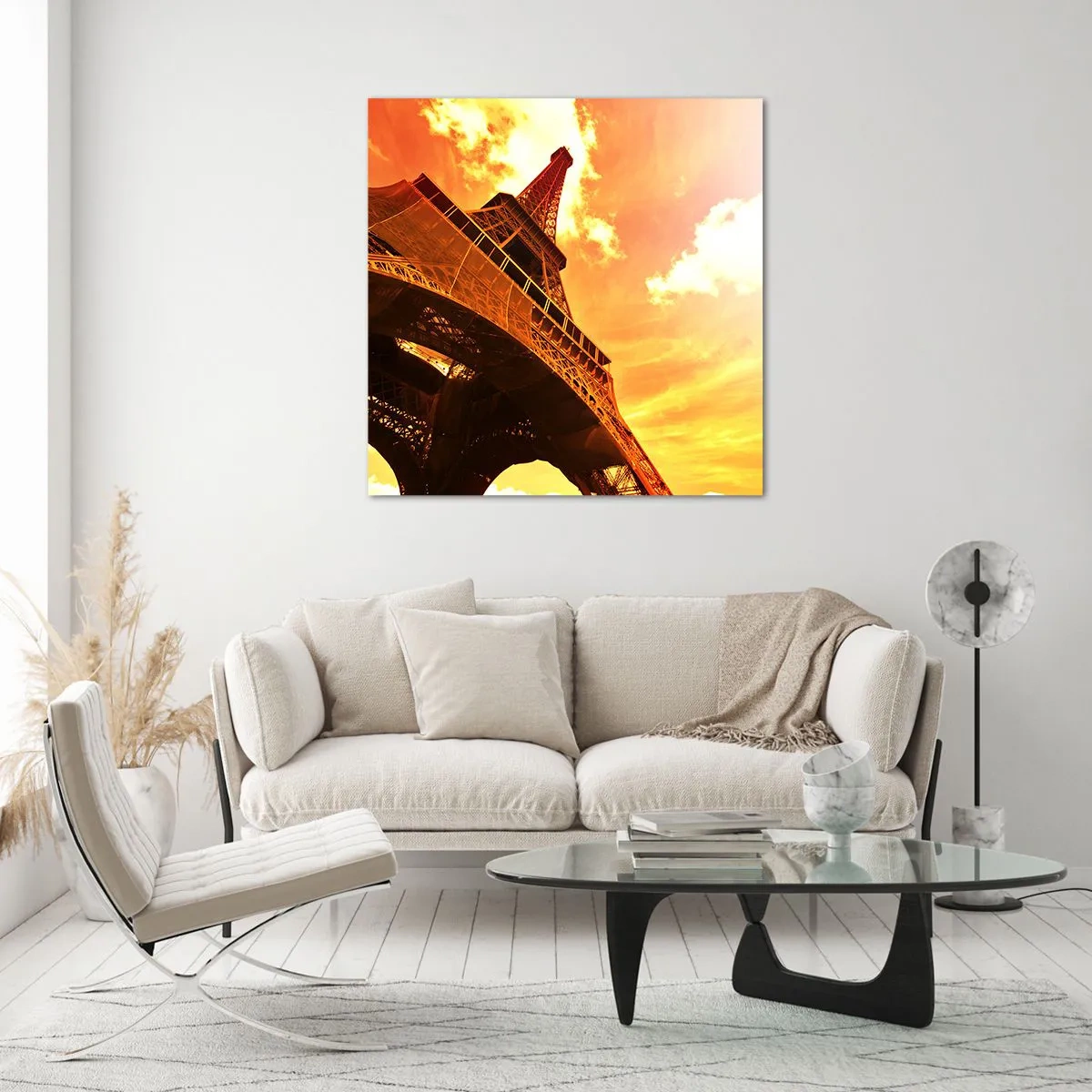 Impression sur verre - Image sur verre - Monumental, car il est doré par le soleil - 70x70 cm