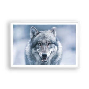 Affiche dans un cadre blanc - Poster - Relèverez-vous le défi ? - 91x61 cm