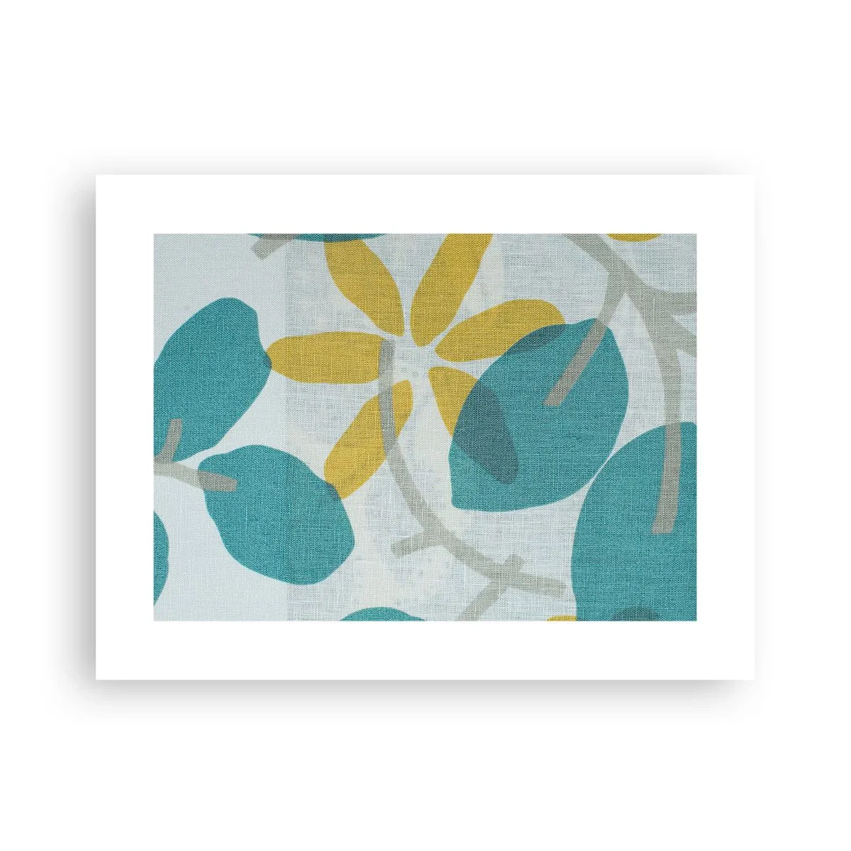 Affiche - Poster - Wśród lazurowych liści - 40x30 cm