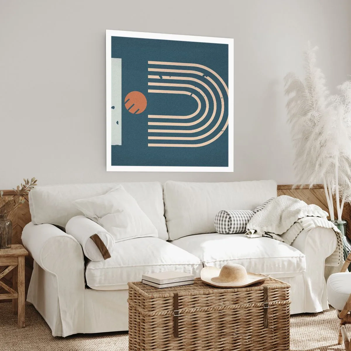 Affiche - Poster - Géométrie sur la grenade - 60x60 cm