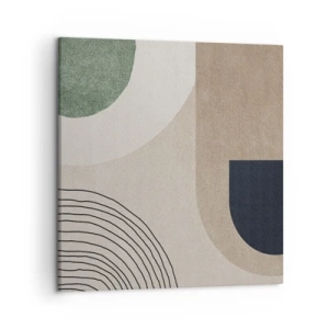 Impression sur toile - Image sur toile - La douceur de l'ovale - 50x50 cm