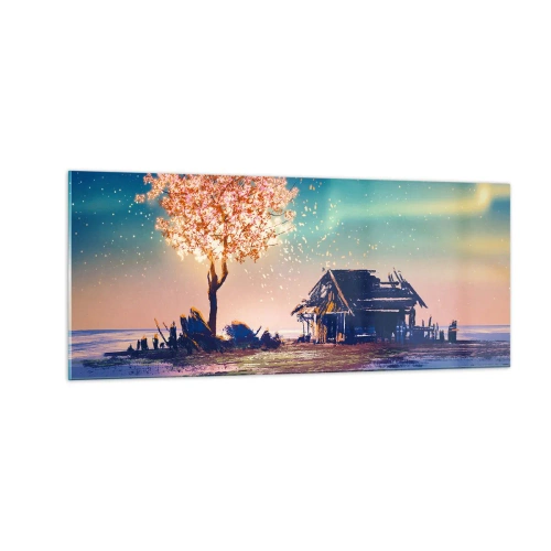 Impression sur verre - Image sur verre - La nature ne passe pas - 100x40 cm