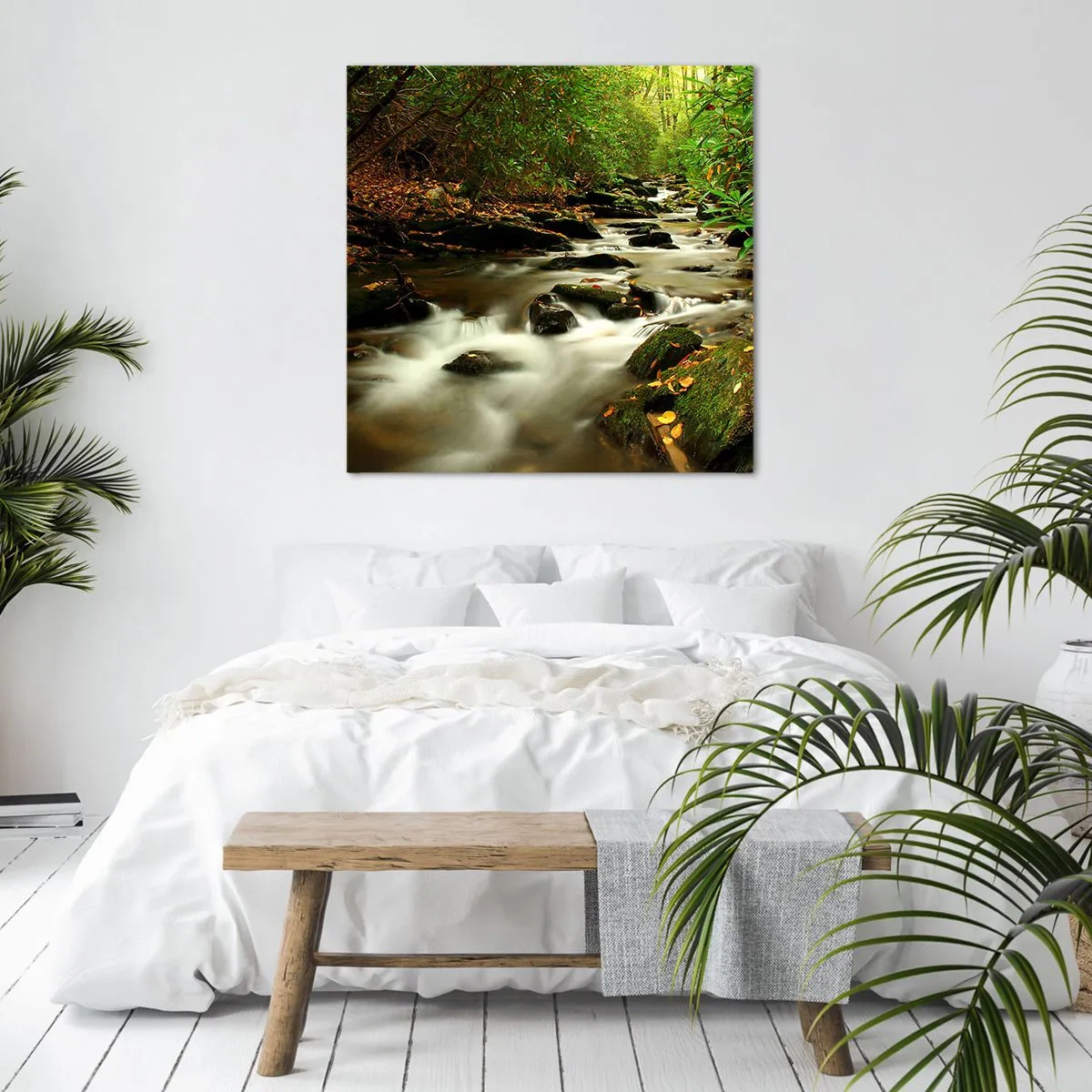 Impression sur toile - Image sur toile - Comme de l'argent liquide - 30x30 cm