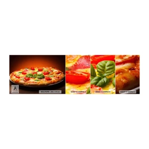 Échantillon De Papier Peint Standard Eco - Mamma mia! - La gastronomie, Pizza, Italie - 100x30 cm