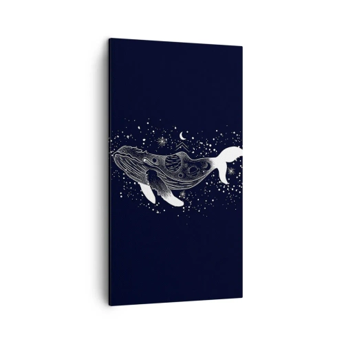 Impression sur toile - Image sur toile - Dans l'océan de l'univers - 45x80 cm