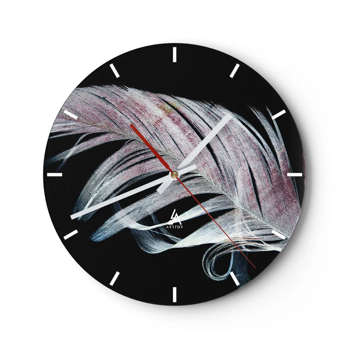Horloge murale - Pendule murale - Pensez au toucher - 40x40 cm