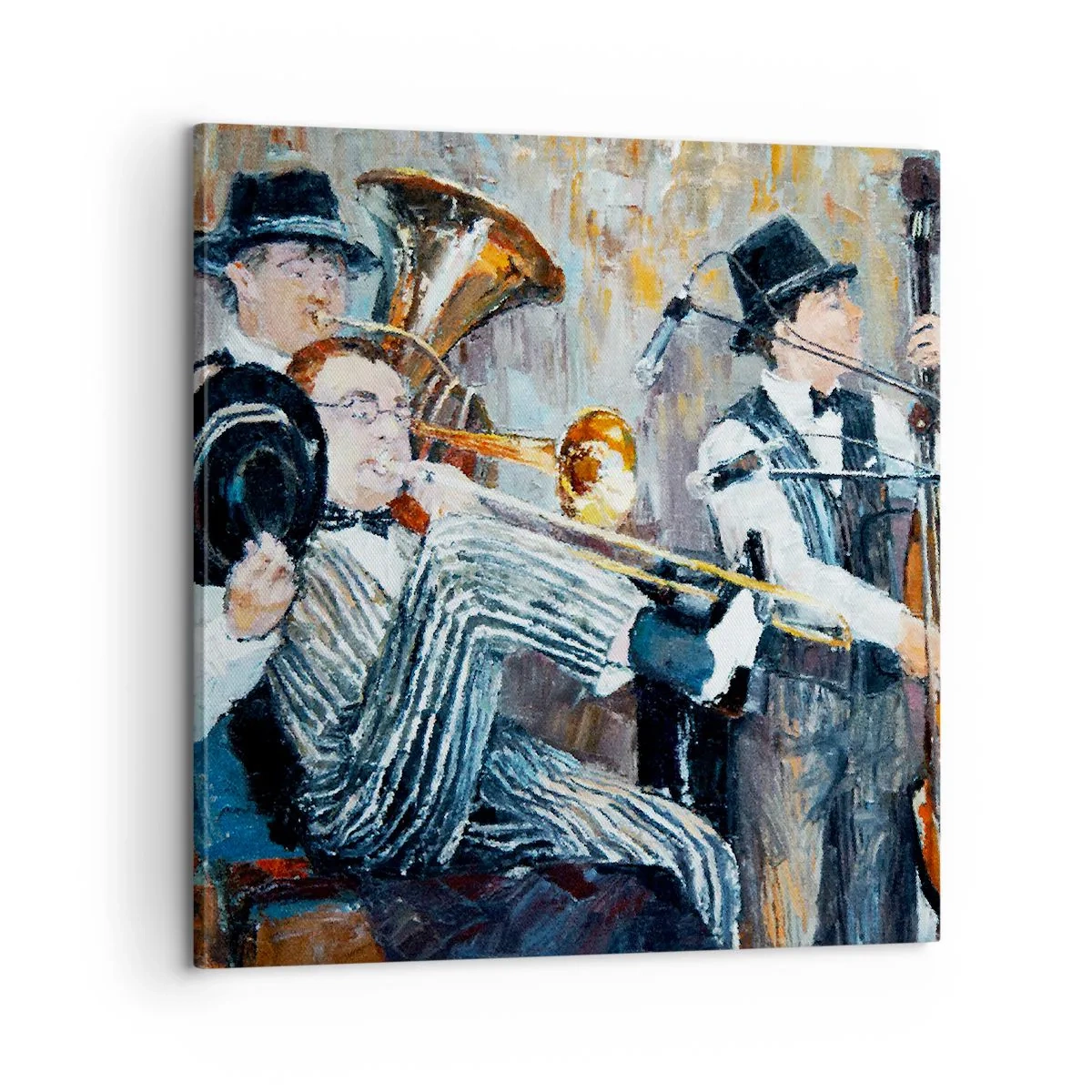 Impression sur toile - Image sur toile - C'est tout le Jazz - 60x60 cm