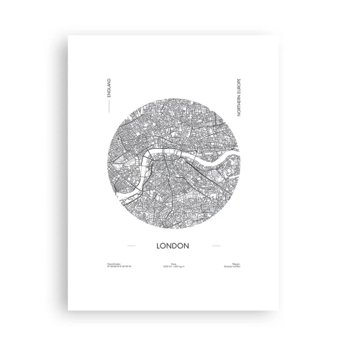 Affiche - Poster - Anatomie de Londres - 30x40 cm