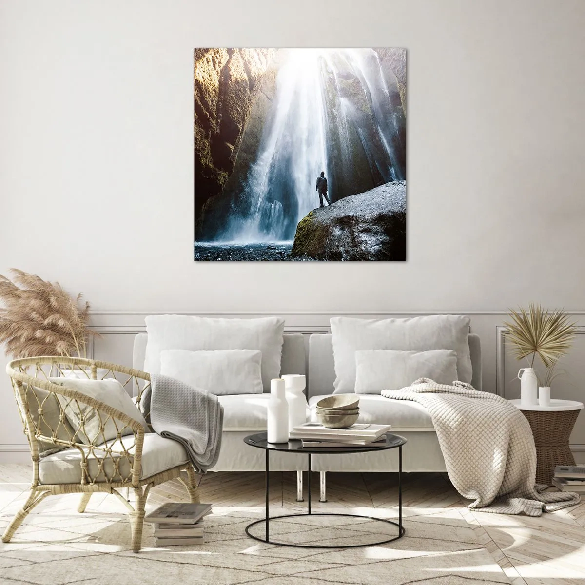 Impression sur verre - Image sur verre - Restauration des proportions - 70x70 cm