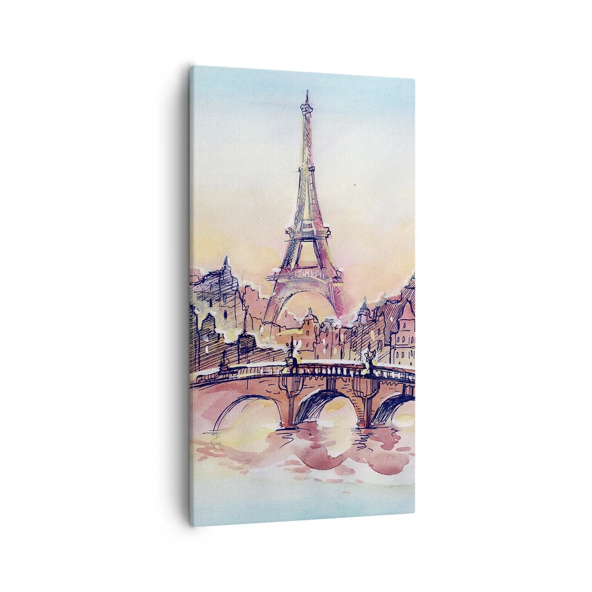 Impression sur toile - Image sur toile - La seule ville de ce type au monde - 55x100 cm