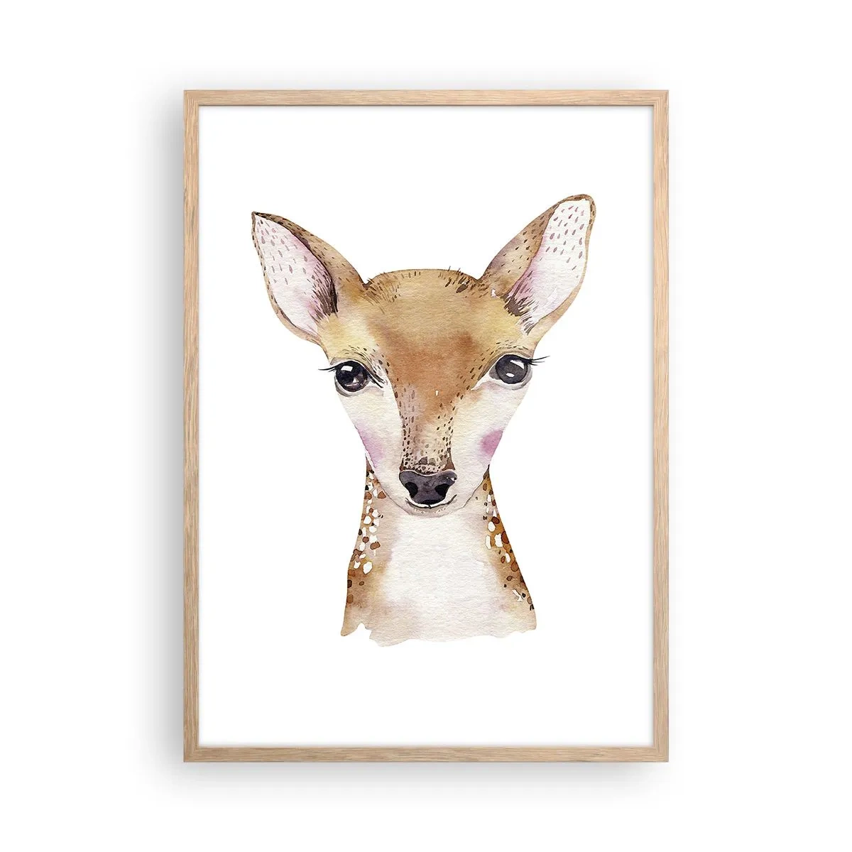 Affiche dans un chêne clair - Poster - L'innocence de la nature - 50x70 cm