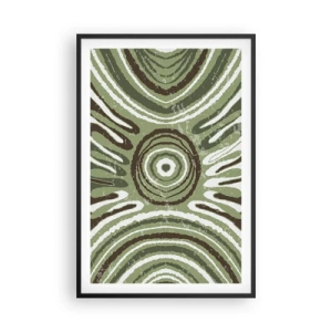 Affiche dans un cadre noir - Poster - Une explosion d'émotions - 61x91 cm