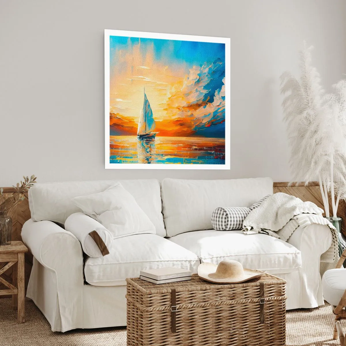 Affiche - Poster - Expédition en or - 60x60 cm