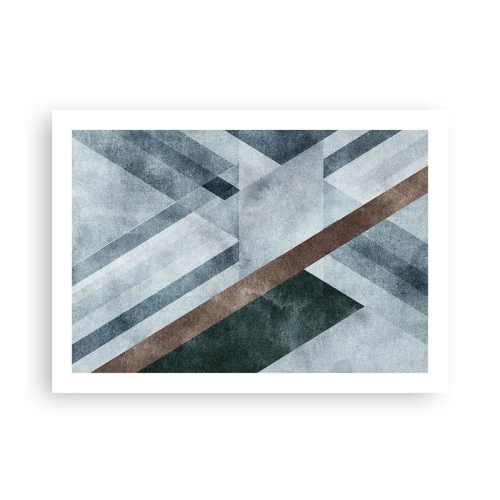 Affiche - Poster - Élégance sophistiquée de la géométrie - 70x50 cm