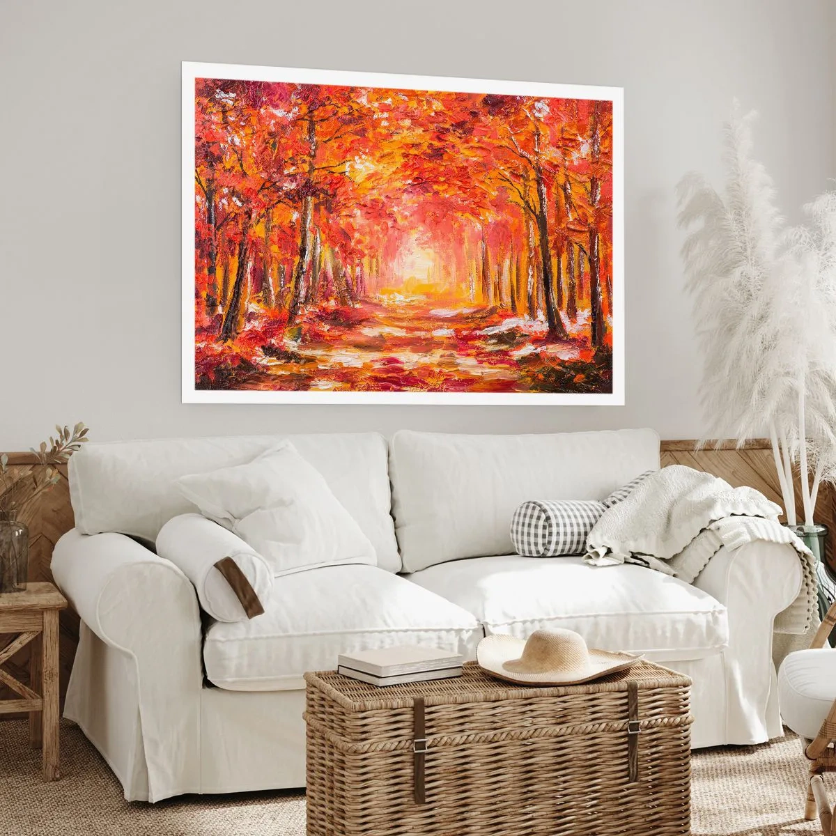 Affiche - Poster - Forêt de cuivre - 70x50 cm