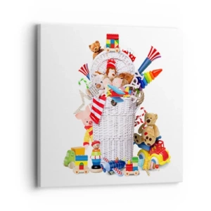 Impression sur toile - Image sur toile - Trésors des tout-petits - 30x30 cm