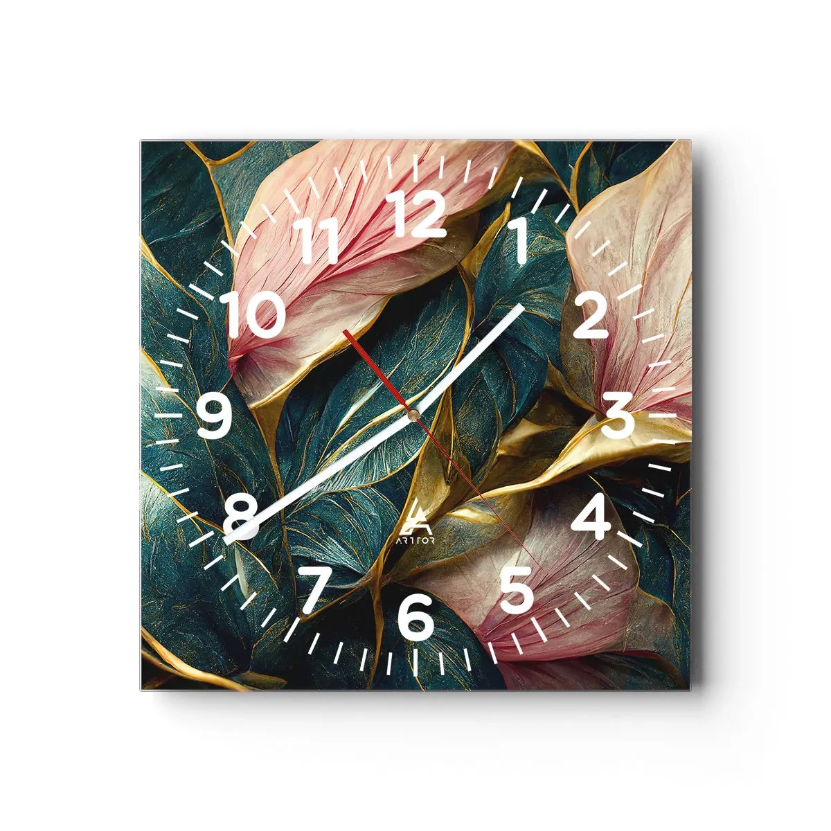 Horloge murale - Pendule murale - Élégance et style naturels - 40x40 cm