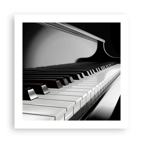 Affiche - Poster - Harmonie des formes et des couleurs - 50x50 cm