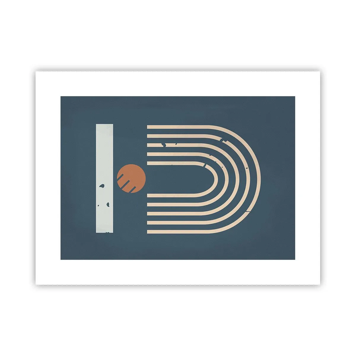 Affiche - Poster - Géométrie sur la grenade - 40x30 cm