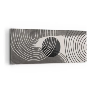 Impression sur toile - Image sur toile - L'ovale gagne - 100x40 cm