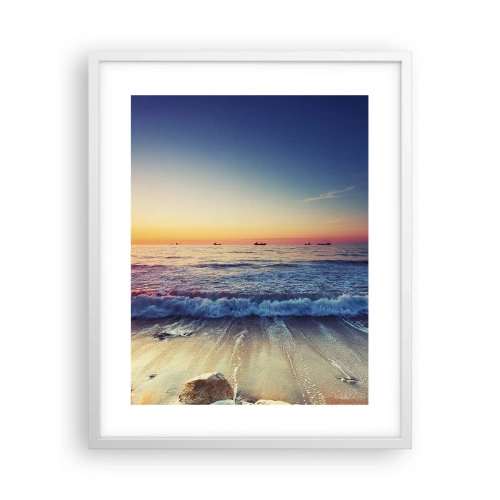 Affiche dans un cadre blanc - Poster - Mais quel horizon ? - 40x50 cm