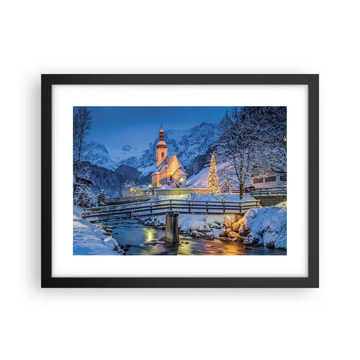 Affiche dans un cadre noir - Poster - L'âme du monde - 40x30 cm