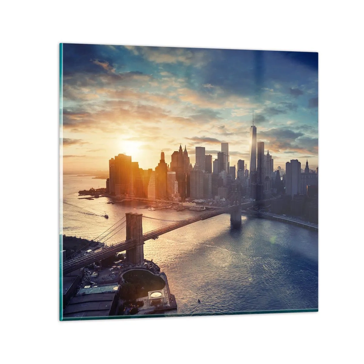 Impression sur verre - Image sur verre - Monument de la culture occidentale - 70x70 cm