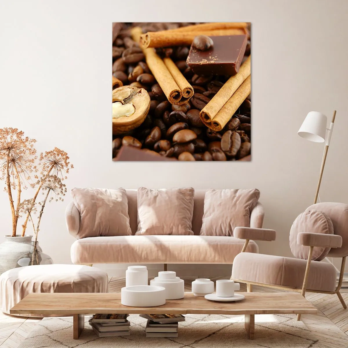 Impression sur toile - Image sur toile - Concert d'aromates - 50x50 cm