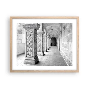 Affiche dans un chêne clair - Poster - Où cela mène-t-il…? - 50x40 cm