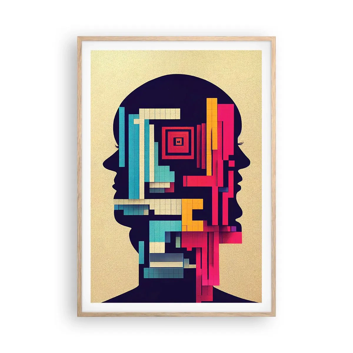 Affiche dans un chêne clair - Poster - De nouvelles obligations - 70x100 cm