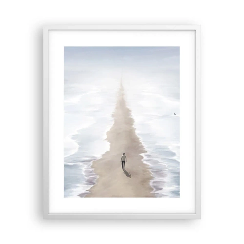 Affiche dans un cadre blanc - Poster - Un brillant avenir - 40x50 cm