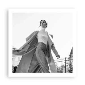 Affiche - Poster - Tu viens avec moi? - 60x60 cm