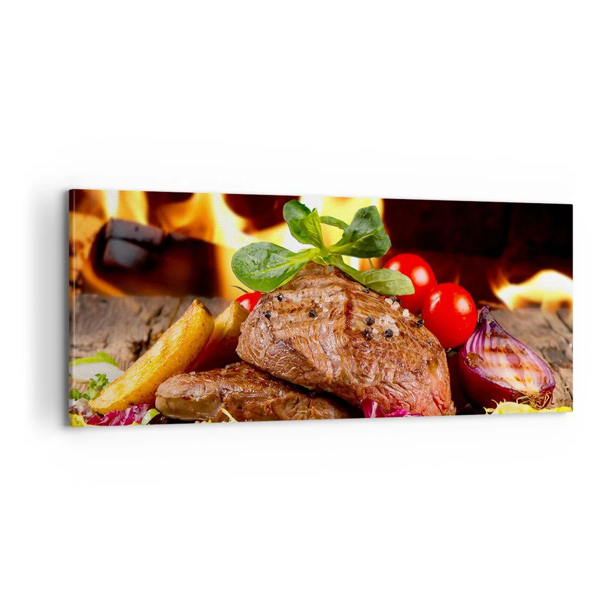 Impression sur toile - Image sur toile - Ensorcelé par la braise - 100x40 cm