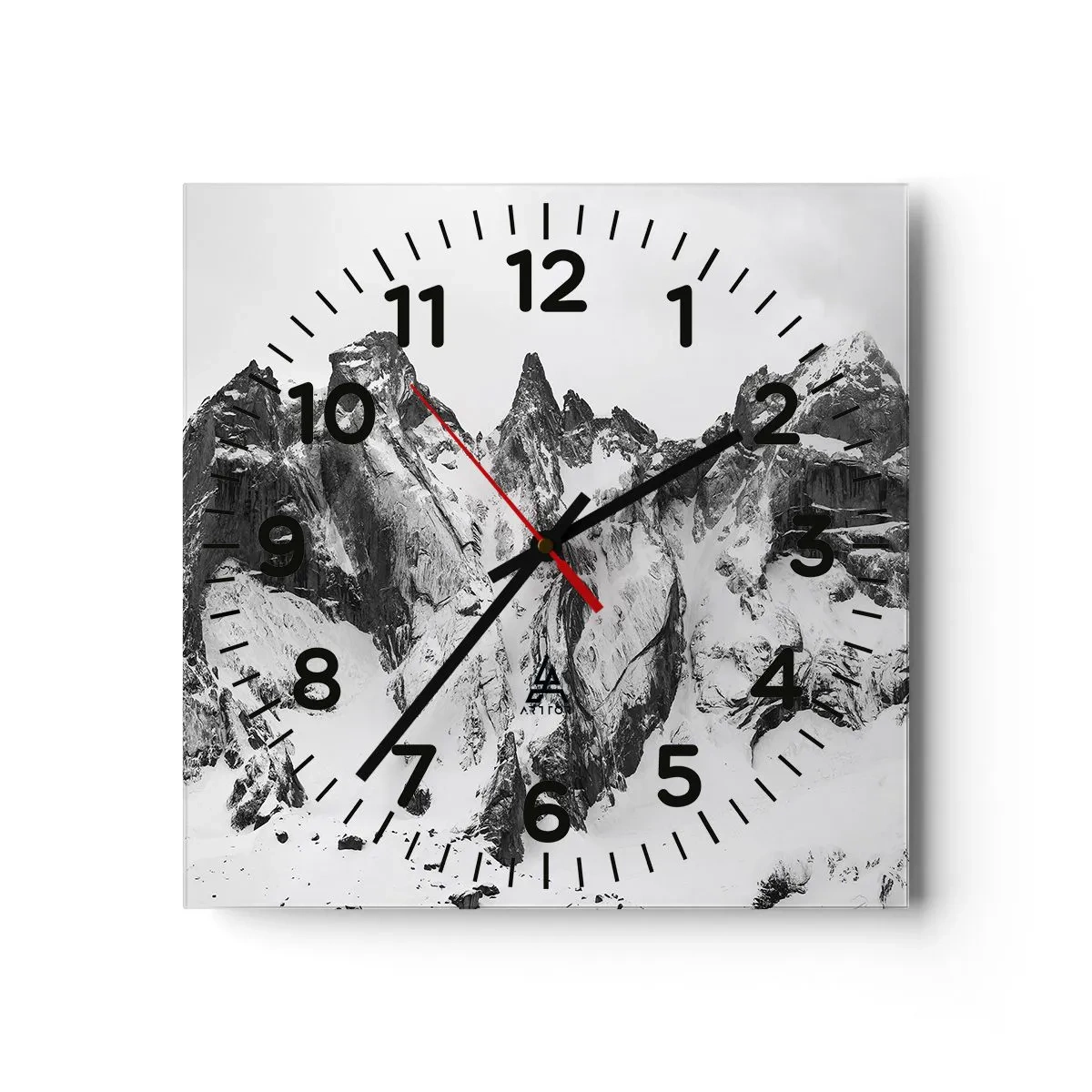 Horloge murale - Pendule murale - Crête dangereuse de granit - 30x30 cm