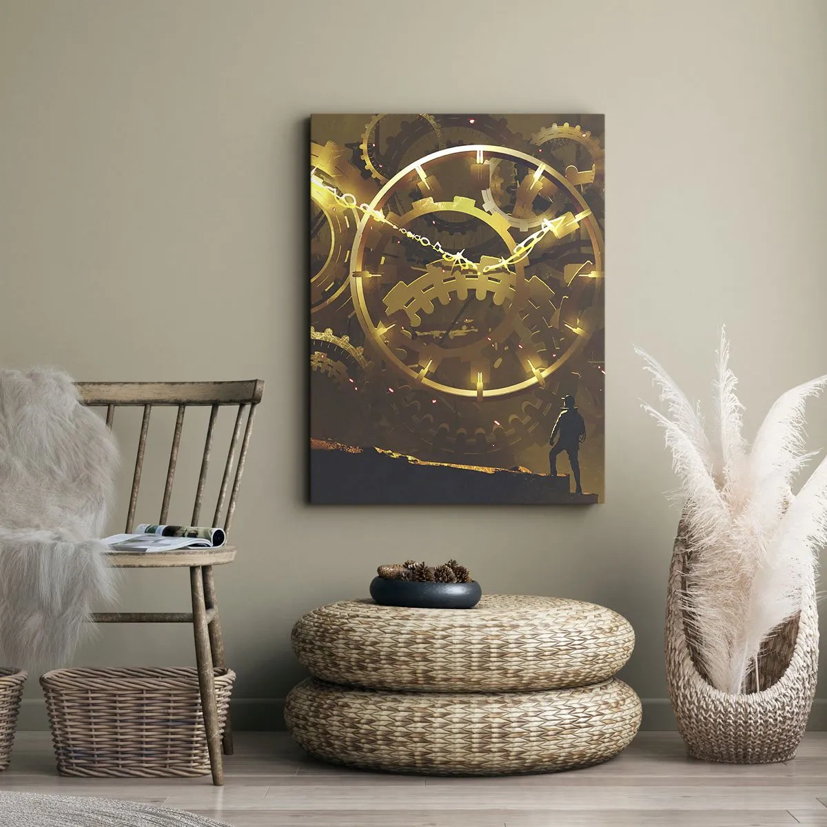 Impression sur toile - Image sur toile - À la source du temps - 45x80 cm