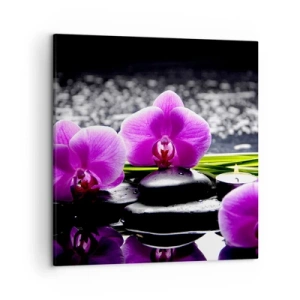 Impression sur toile - Image sur toile - Se noyer dans la paix et la tranquillité - 50x50 cm