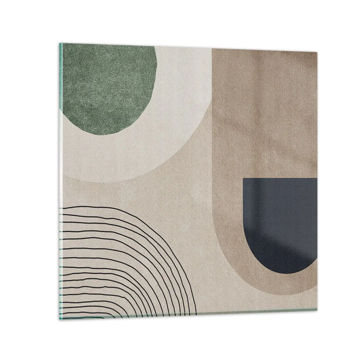 Impression sur verre - Image sur verre - La douceur de l'ovale - 40x40 cm