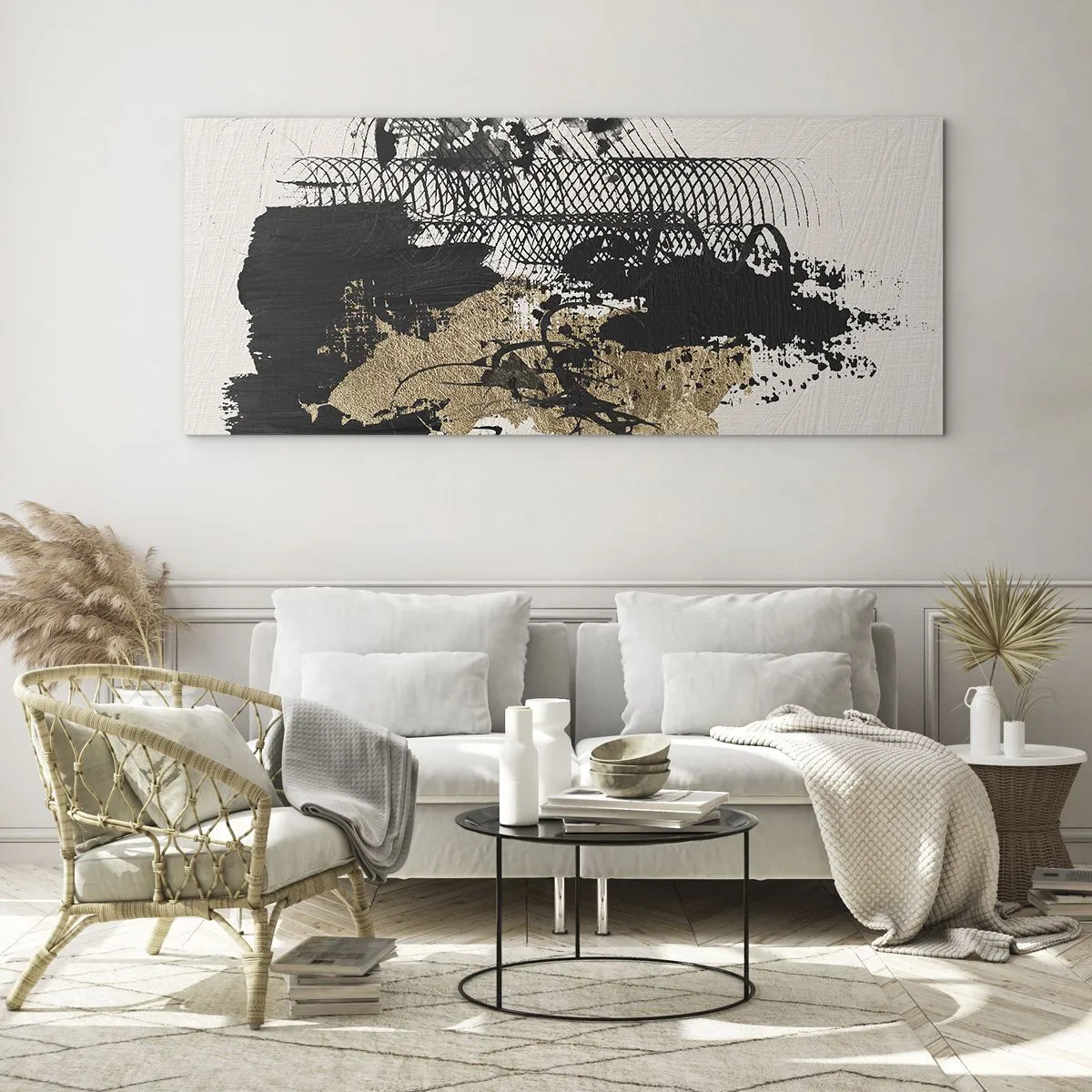 Impression sur verre - Image sur verre - Composer avec passion - 100x40 cm