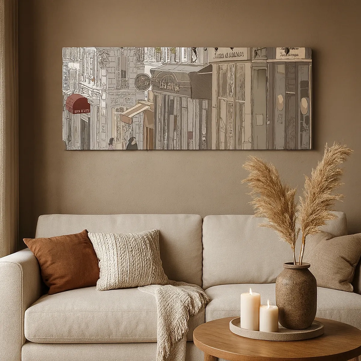 Impression sur toile - Image sur toile - Joie de la ville - 30x30 cm