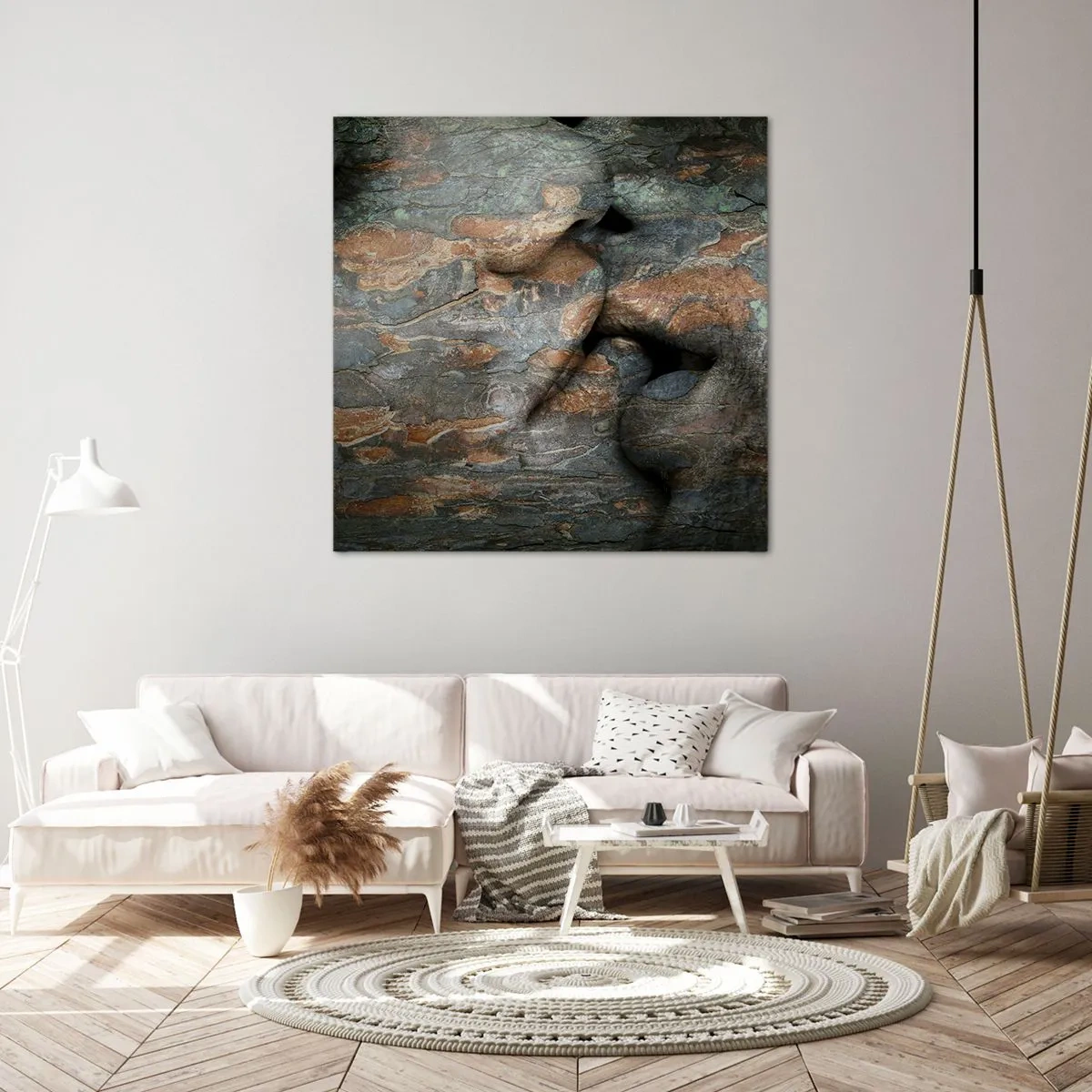 Impression sur toile - Image sur toile - Ensemble pour toujours - 50x50 cm