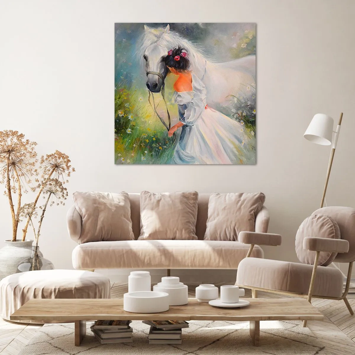 Impression sur toile - Image sur toile - Comme dans un beau rêve - 30x30 cm