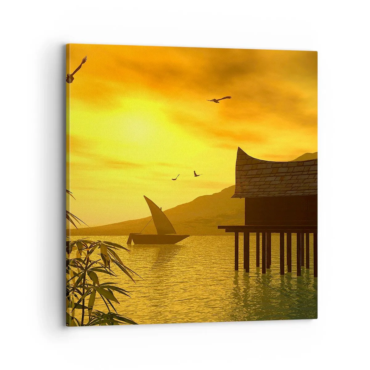 Impression sur toile - Image sur toile - La paix tant désirée - 70x70 cm