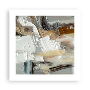 Affiche - Poster - Couches colorées - 40x40 cm
