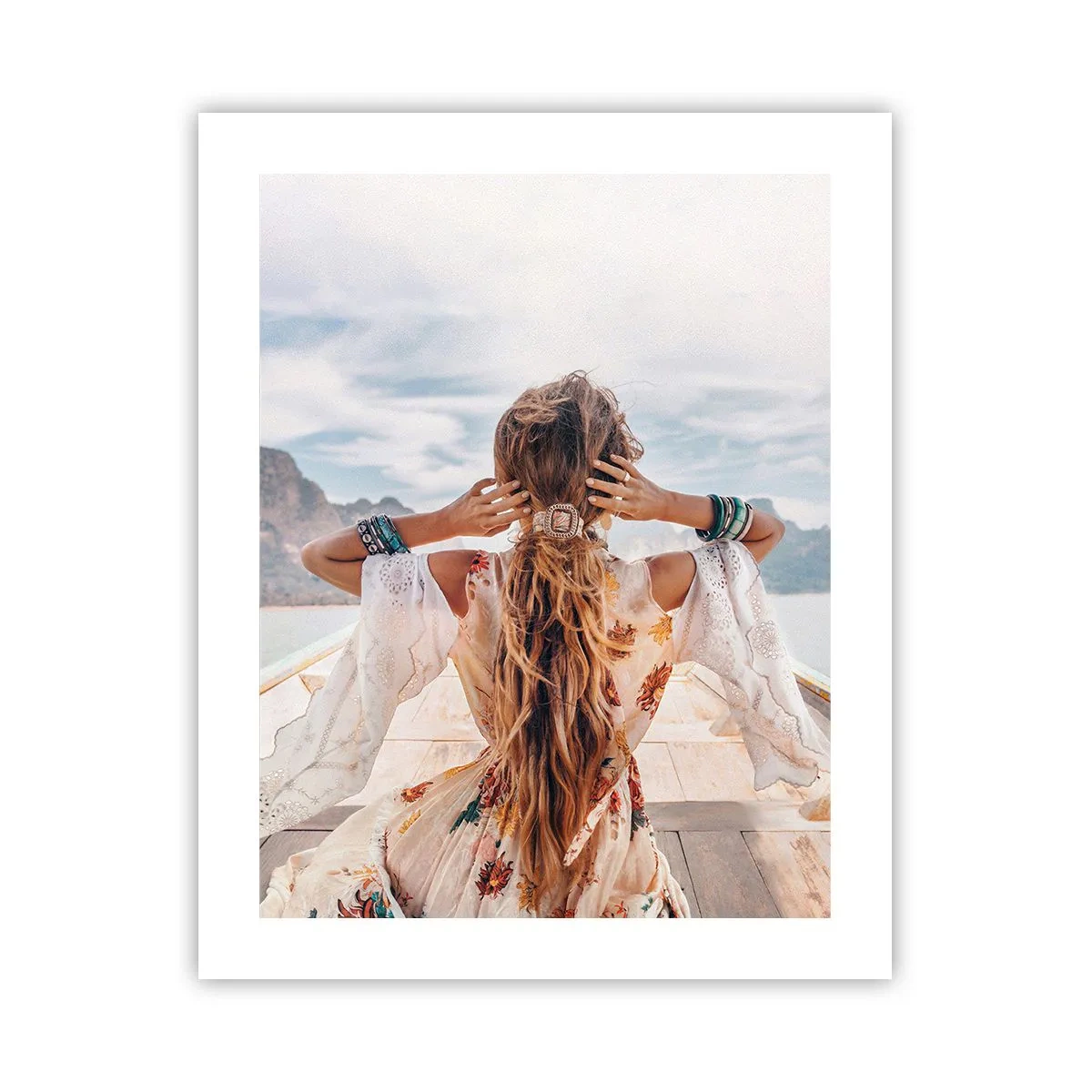 Affiche - Poster - En route vers le bonheur - 40x50 cm