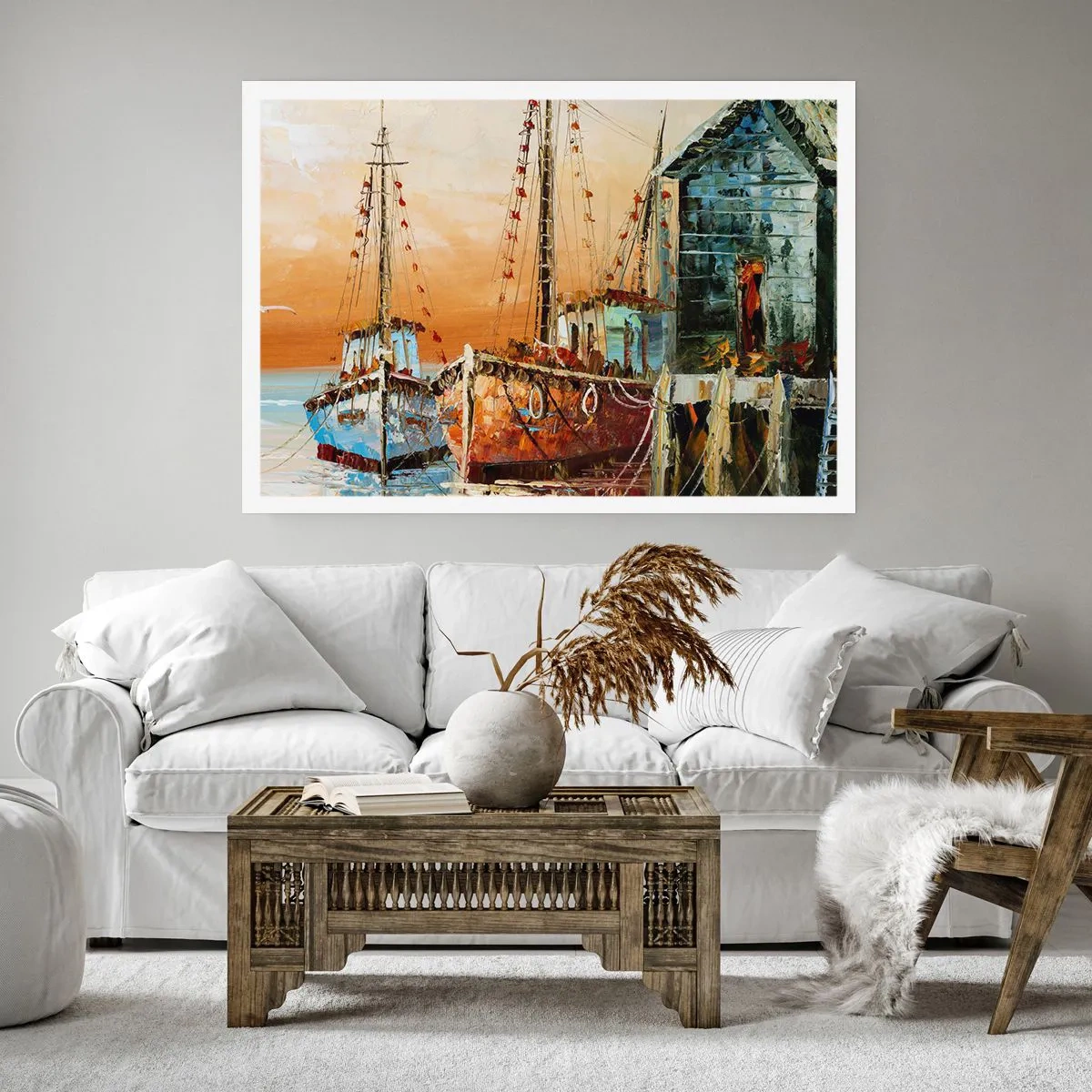 Affiche - Poster - Retour tranquille - 70x50 cm