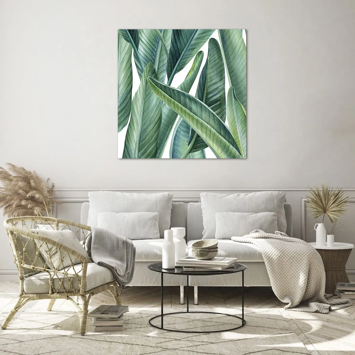 Impression sur verre - Image sur verre - La nature face à elle-même - 40x40 cm