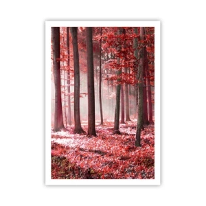 Affiche - Poster - Le rouge est tout aussi beau - 70x100 cm