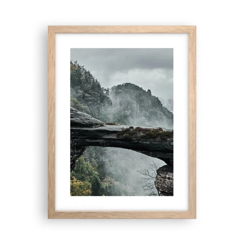 Affiche dans un chêne clair - Poster - L'aventure est sur le point de commencer - 30x40 cm