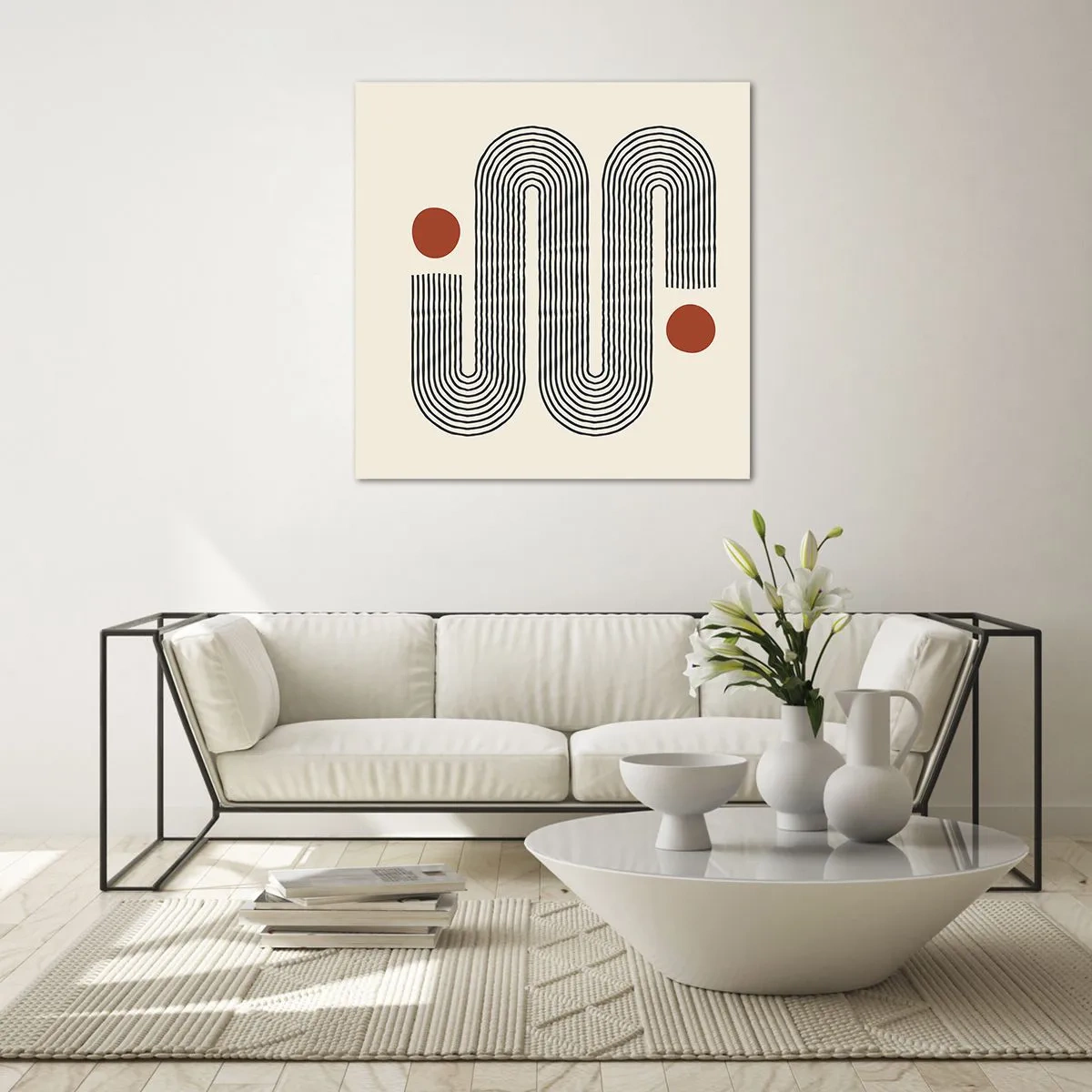 Impression sur verre - Image sur verre - Du début à la fin - 30x30 cm