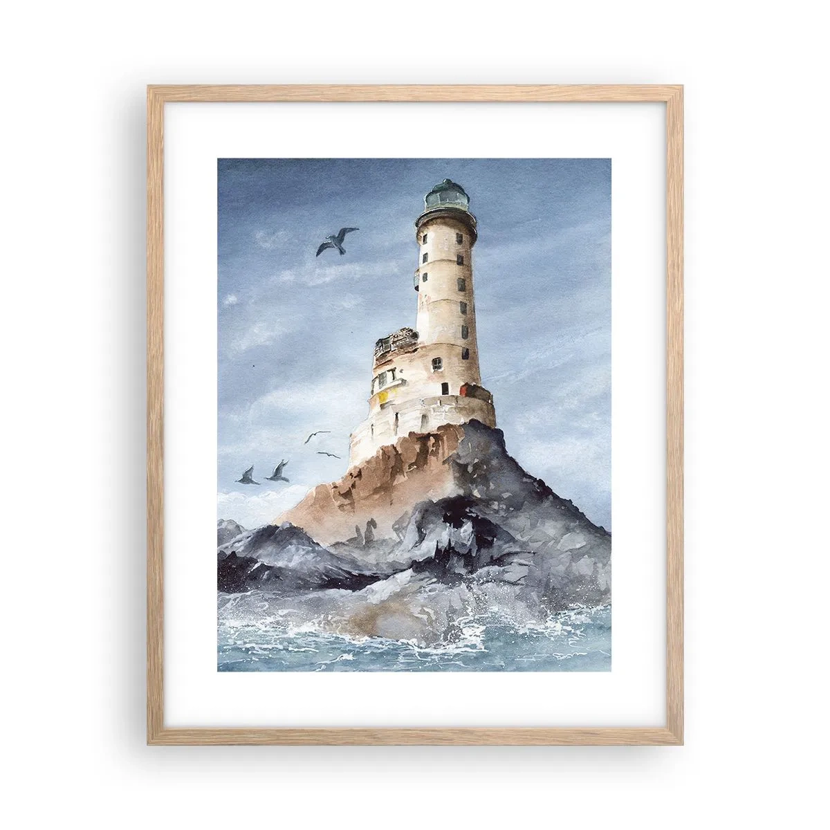 Affiche dans un chêne clair - Poster - Invincible - 40x50 cm